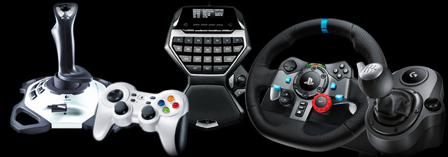 Racing Wheels, Gamepads, Joysticks - Logitech